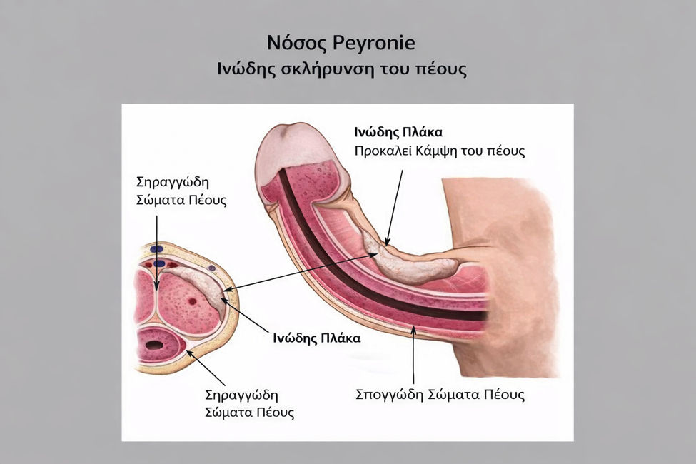 Νόσος Peyronie: Ινώδης σκλήρυνση του πέους